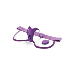  Vibro de culotte avec harnais Ultimate Butterfly Violet